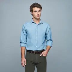 SAVILLE ROW - Camisa Manga Corta Algodón Hombre