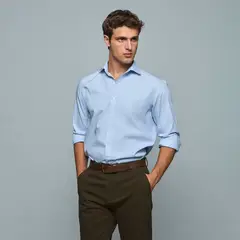 SAVILLE ROW - Camisa Manga Corta Algodón Hombre