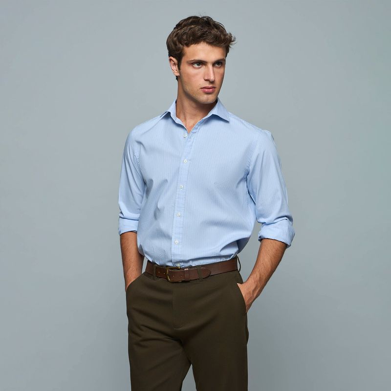 SAVILLE ROW - Camisa Manga Larga Algodón Hombre Saville Row