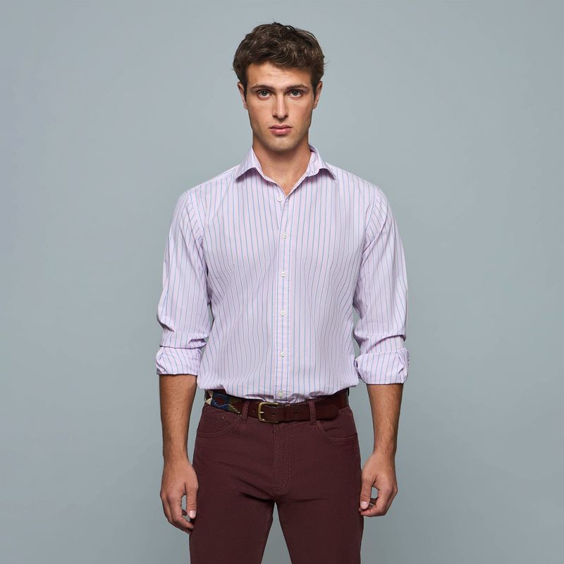 SAVILLE ROW - Camisa Manga Larga Algodón Hombre Saville Row