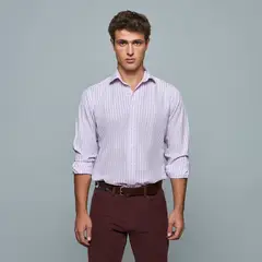 SAVILLE ROW - Camisa Manga Corta Algodón Hombre