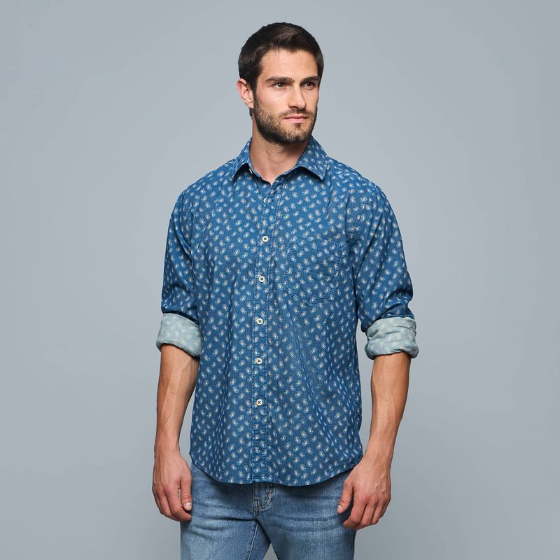 SAVILLE ROW - Camisa Manga Larga Algodón Hombre Saville Row