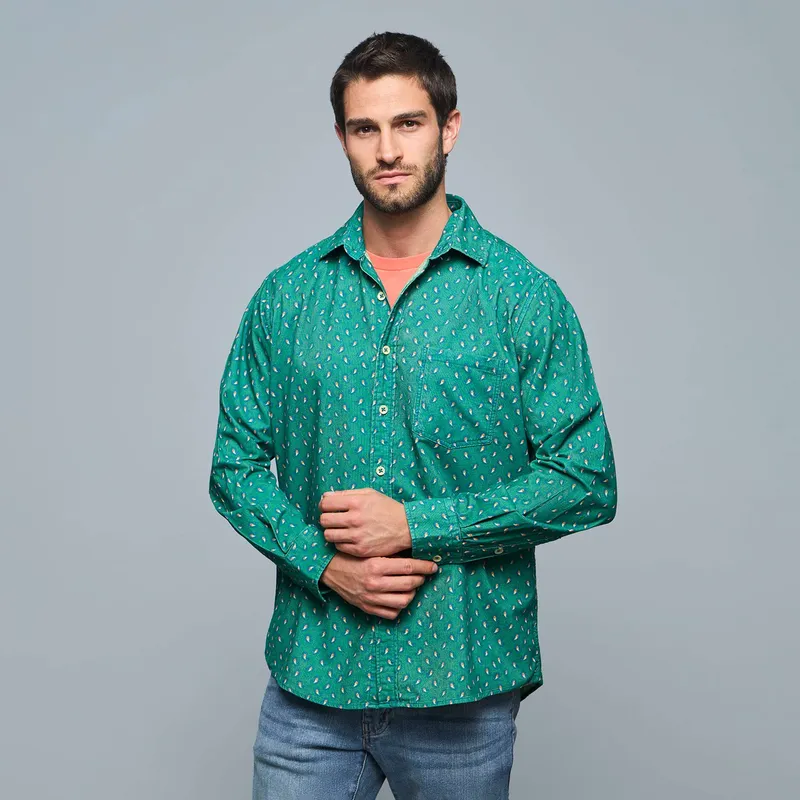 SAVILLE ROW - Camisa Manga Larga Algodón Hombre Saville Row