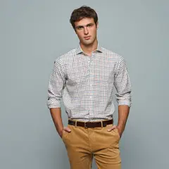 SAVILLE ROW - Camisa Manga Corta Algodón Hombre