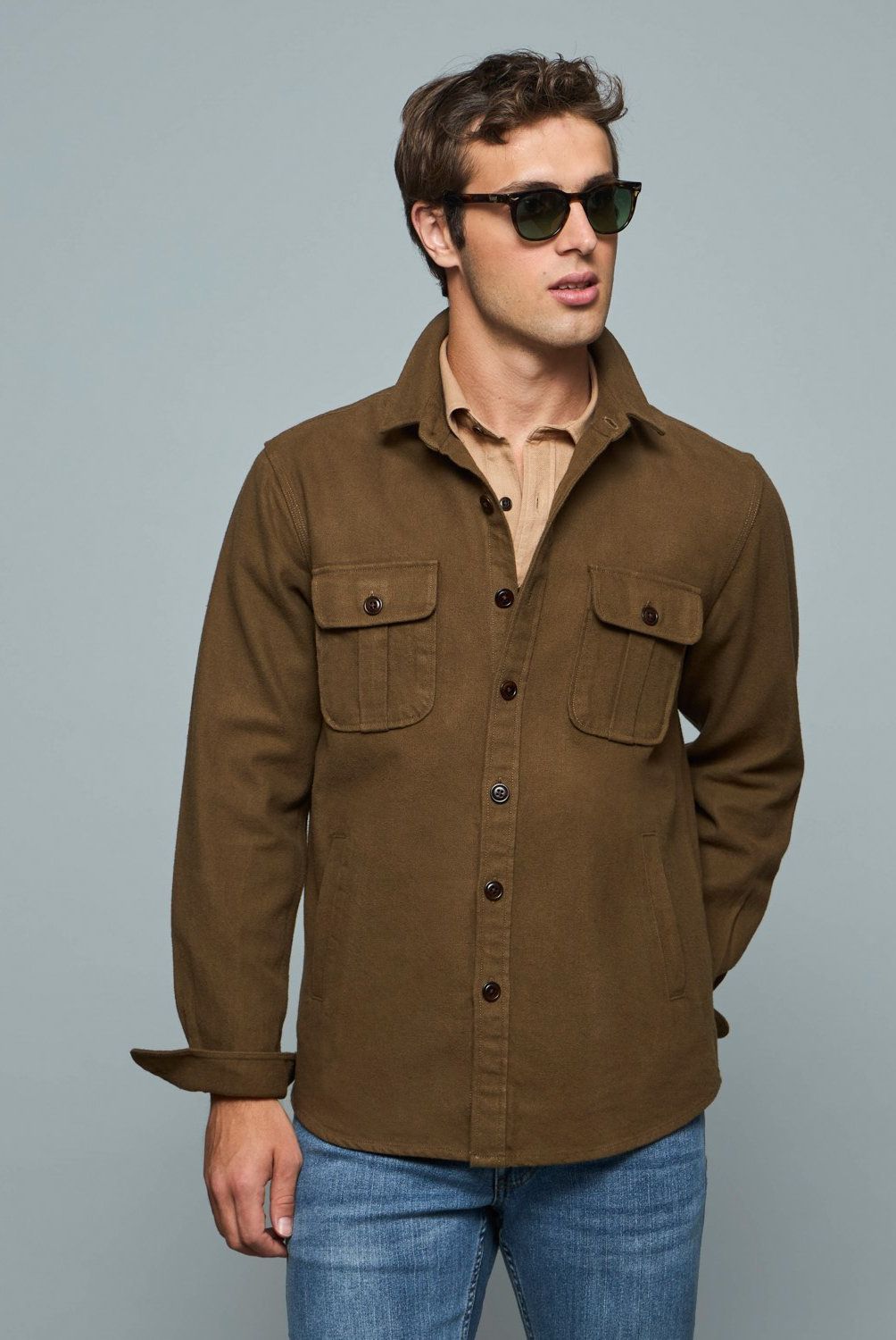 SAVILLE ROW - Camisa Manga Corta Algodón Hombre Saville Row