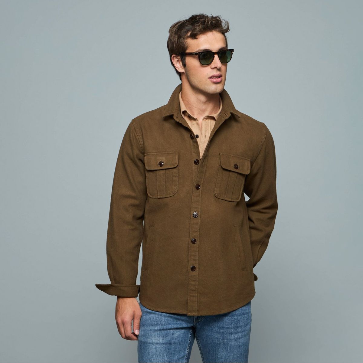 SAVILLE ROW - Camisa Manga Larga Algodón Hombre Saville Row