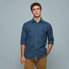 SAVILLE ROW - Camisa Manga Corta Algodón Hombre