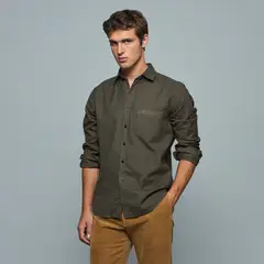 SAVILLE ROW - Camisa Manga Corta Algodón Hombre