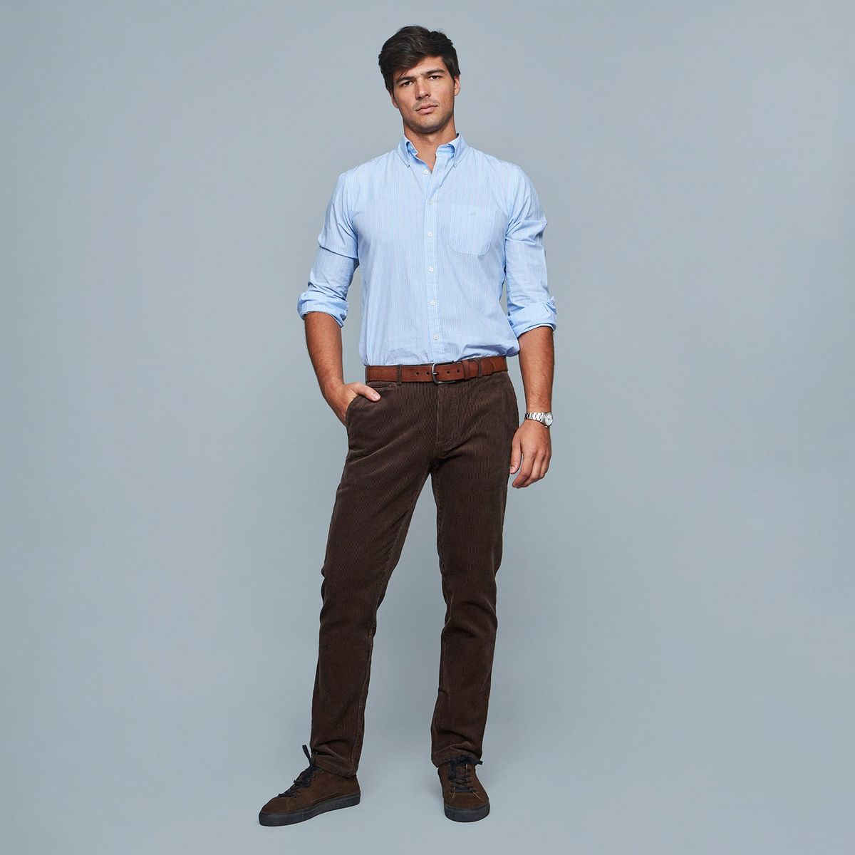 SAVILLE ROW - Pantalón De Cotelé Hombre Saville Row