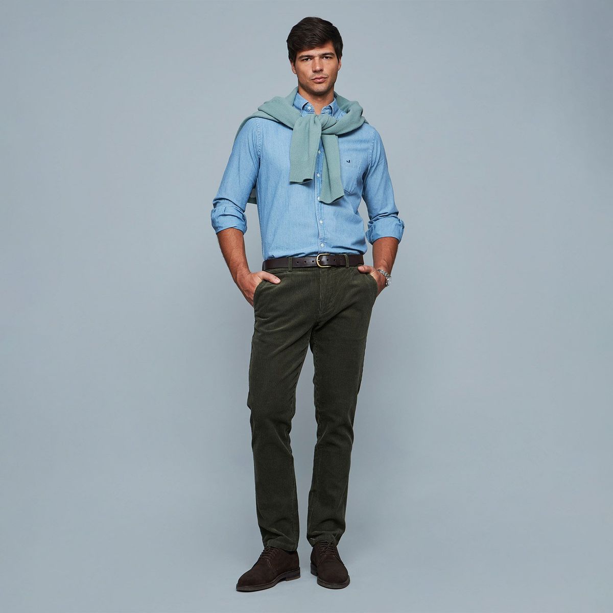 SAVILLE ROW - Pantalón De Cotelé Hombre Saville Row