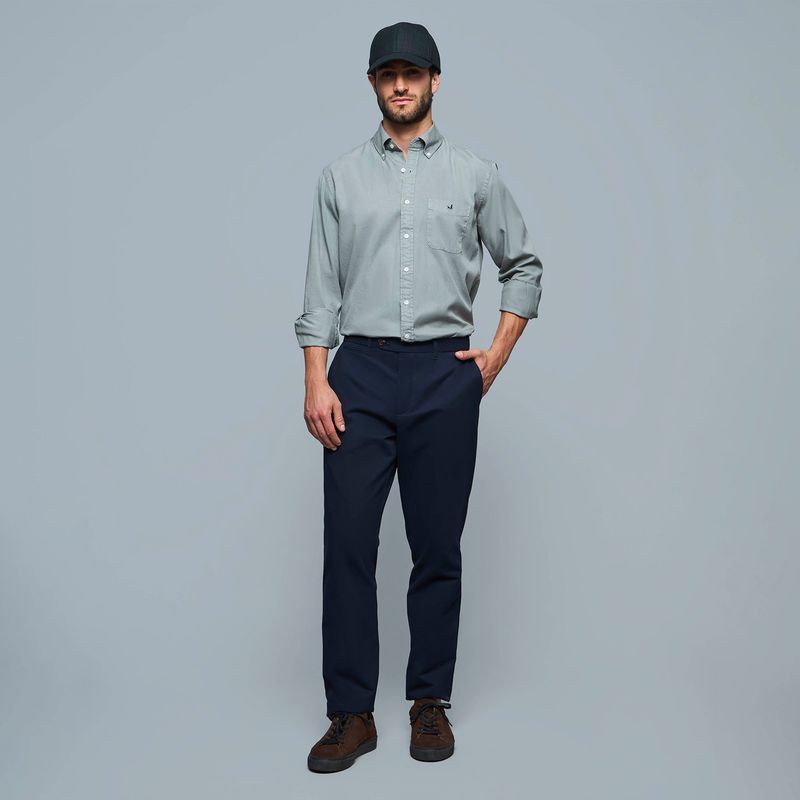 SAVILLE ROW - Pantalón Para Traje Formal Hombre Saville Row