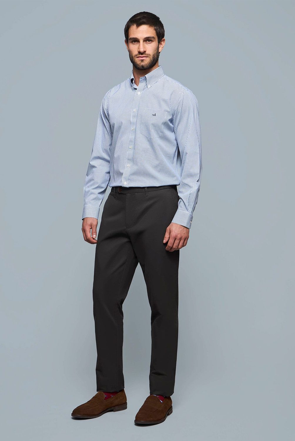 SAVILLE ROW - Pantalón Para Traje Formal Hombre Saville Row