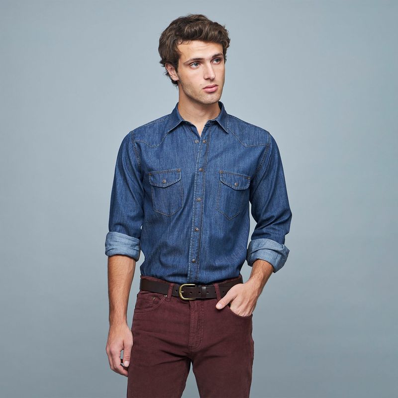 SAVILLE ROW - Camisa Manga Larga Algodón Hombre Saville Row