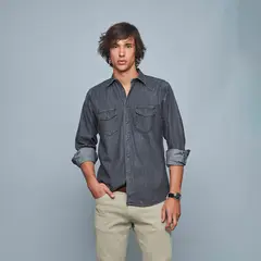 SAVILLE ROW - Camisa Manga Corta Algodón Hombre