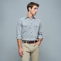 SAVILLE ROW - Camisa Manga Corta Algodón Hombre