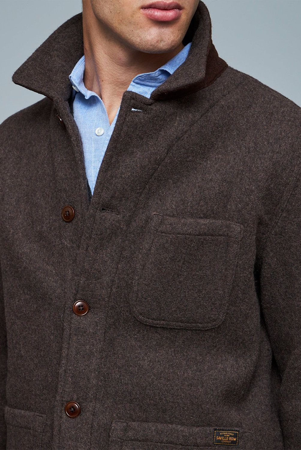SAVILLE ROW - Casaca Lana Hombre Saville Row