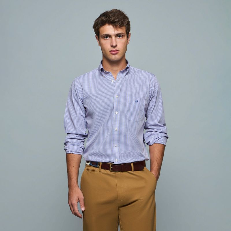 SAVILLE ROW - Camisa Manga Larga Algodón Hombre Saville Row