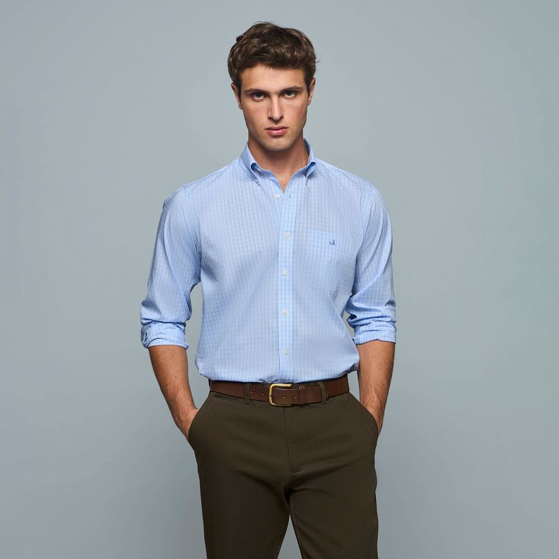 SAVILLE ROW - Camisa Manga Larga Algodón Hombre Saville Row