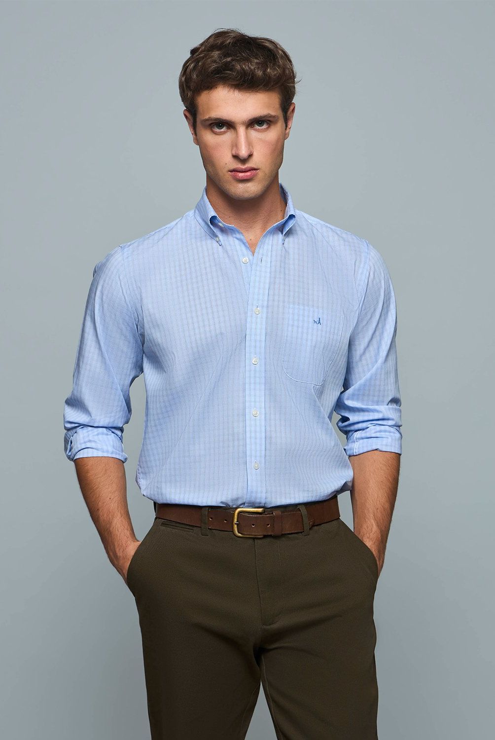 SAVILLE ROW - Camisa Manga Corta Algodón Hombre Saville Row