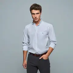 SAVILLE ROW - Camisa Manga Larga Algodón Hombre