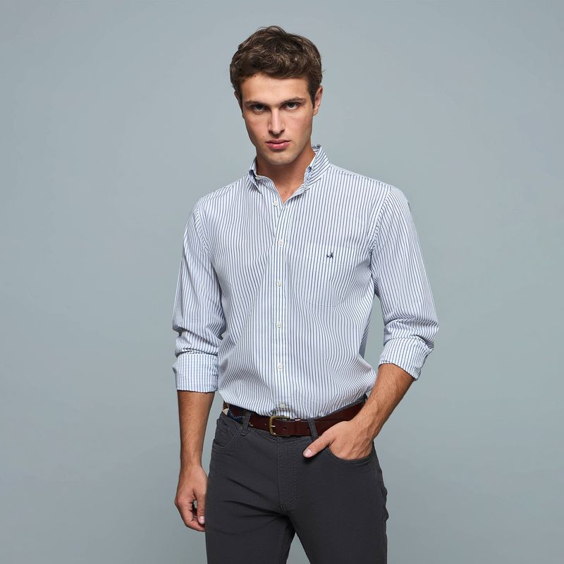 SAVILLE ROW - Camisa Manga Larga Algodón Hombre Saville Row