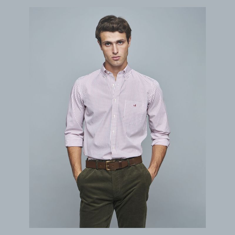 SAVILLE ROW - Camisa Manga Larga Algodón Hombre Saville Row