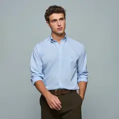 SAVILLE ROW - Camisa Manga Corta Algodón Hombre