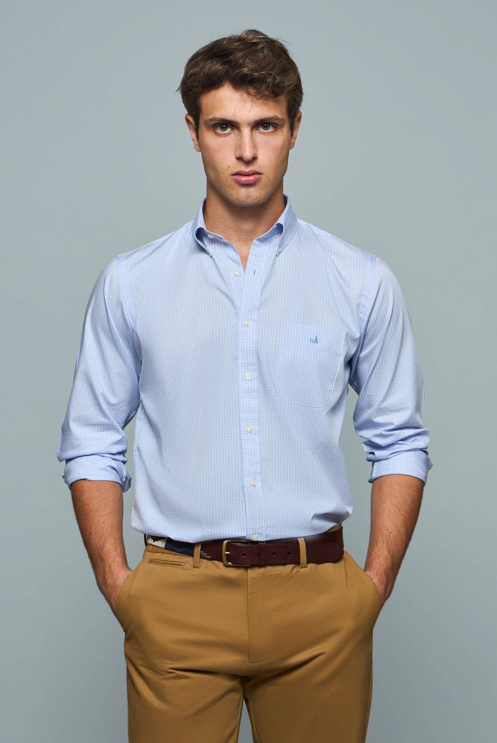 SAVILLE ROW - Camisa Manga Corta Algodón Hombre Saville Row