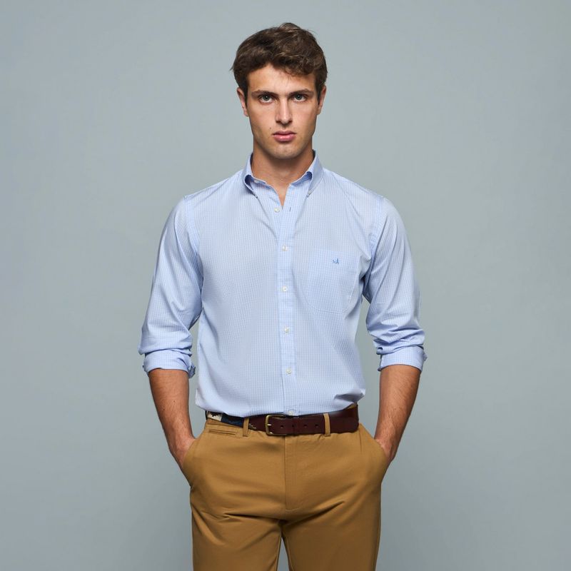 SAVILLE ROW - Camisa Manga Larga Algodón Hombre Saville Row