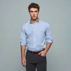 SAVILLE ROW - Camisa Manga Corta Algodón Hombre