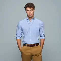 SAVILLE ROW - Camisa Manga Corta Algodón Hombre