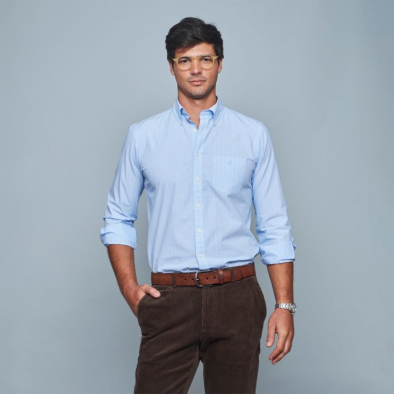 SAVILLE ROW - Camisa Manga Larga Algodón Hombre Saville Row