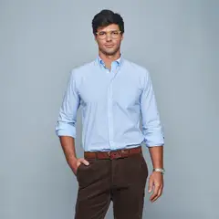 SAVILLE ROW - Camisa Manga Corta Algodón Hombre