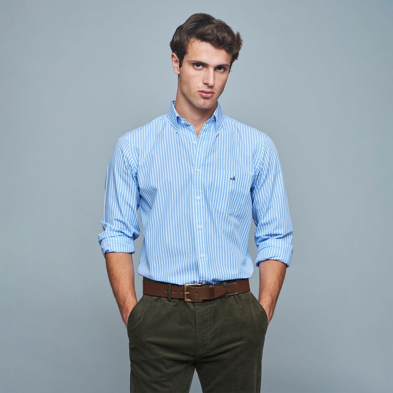 SAVILLE ROW - Camisa Manga Larga Algodón Hombre Saville Row