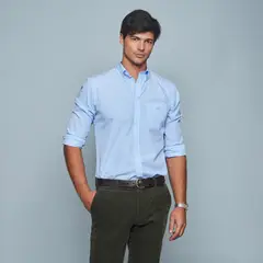 SAVILLE ROW - Camisa Manga Corta Algodón Hombre