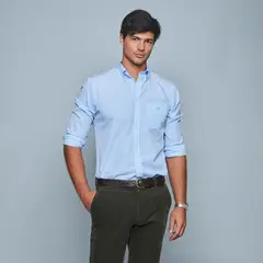SAVILLE ROW - Camisa Manga Corta Algodón Hombre