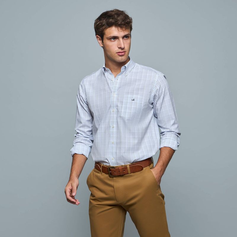 SAVILLE ROW - Camisa Manga Larga Algodón Hombre Saville Row