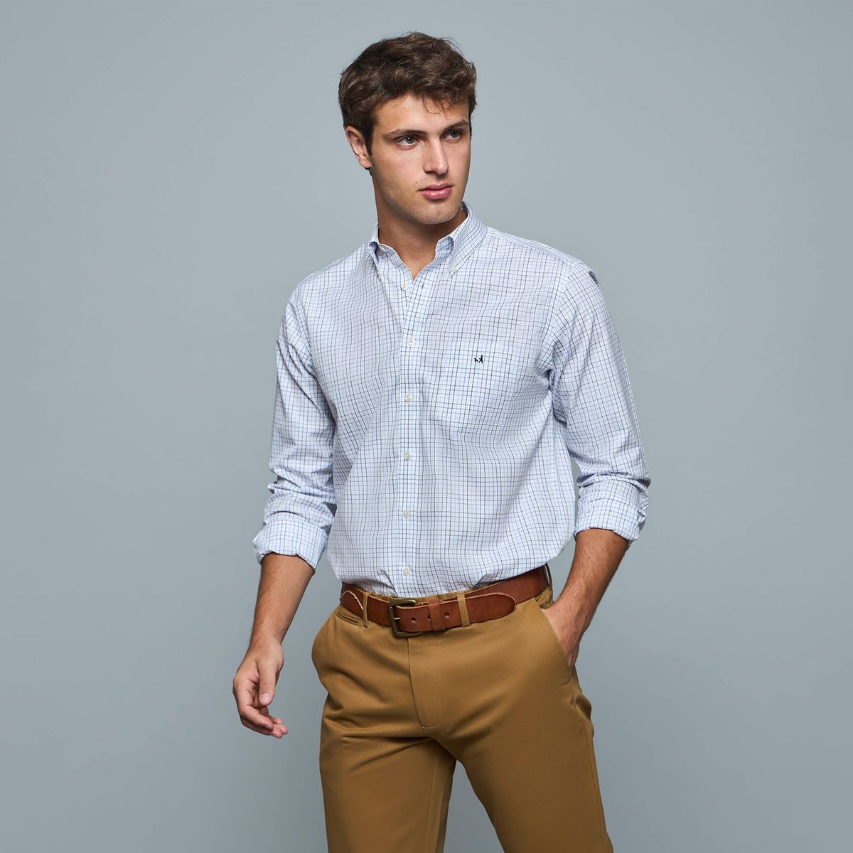 SAVILLE ROW - Camisa Manga Larga Algodón Hombre Saville Row