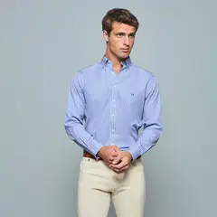 SAVILLE ROW - Camisa Manga Corta Algodón Hombre