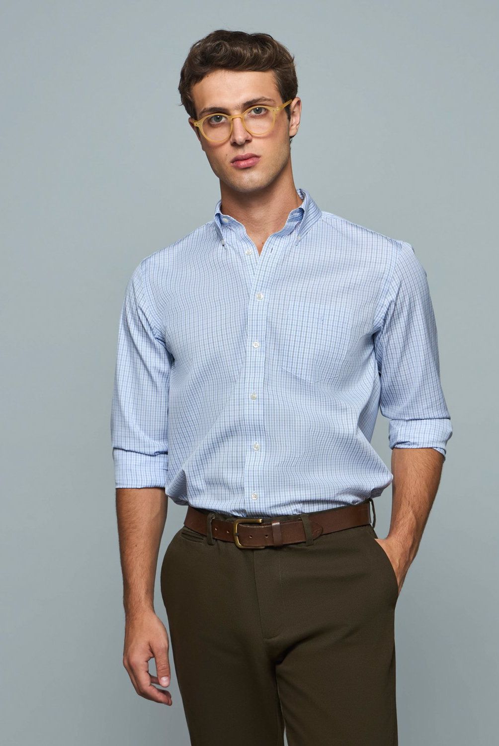 SAVILLE ROW - Camisa Manga Corta Algodón Hombre Saville Row