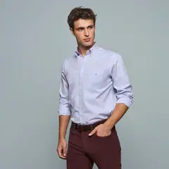 SAVILLE ROW - Camisa Manga Larga Algodón Hombre
