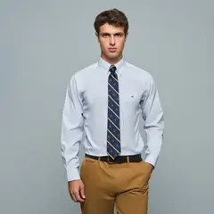 SAVILLE ROW - Camisa Manga Larga Algodón Hombre