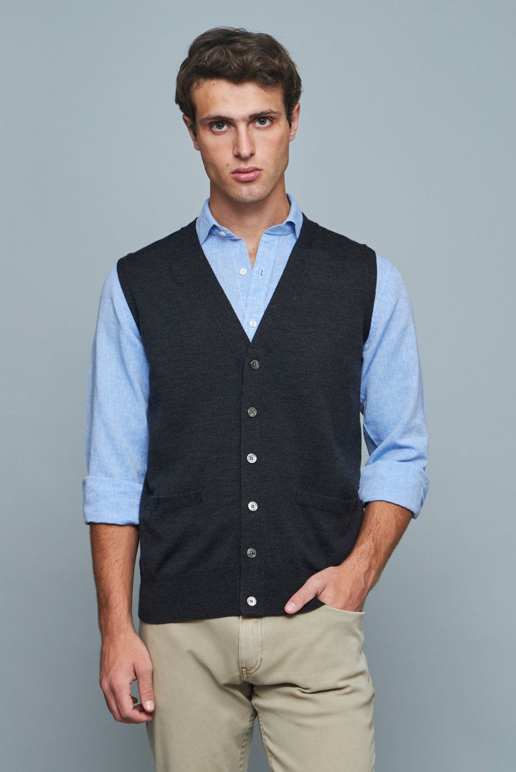 SAVILLE ROW - Cárdigan Lana Hombre Saville Row