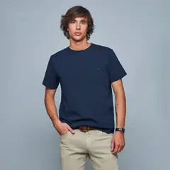 SAVILLE ROW - Polera Manga Corta Algodón Hombre
