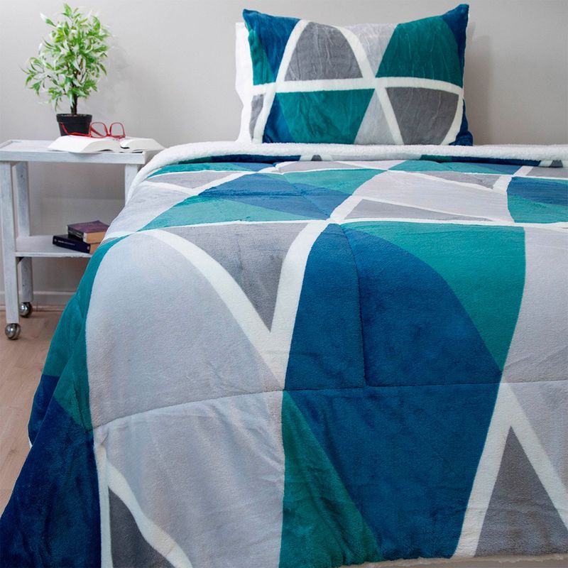 DORAL - Cubrecama Sherpa Flanel Doral