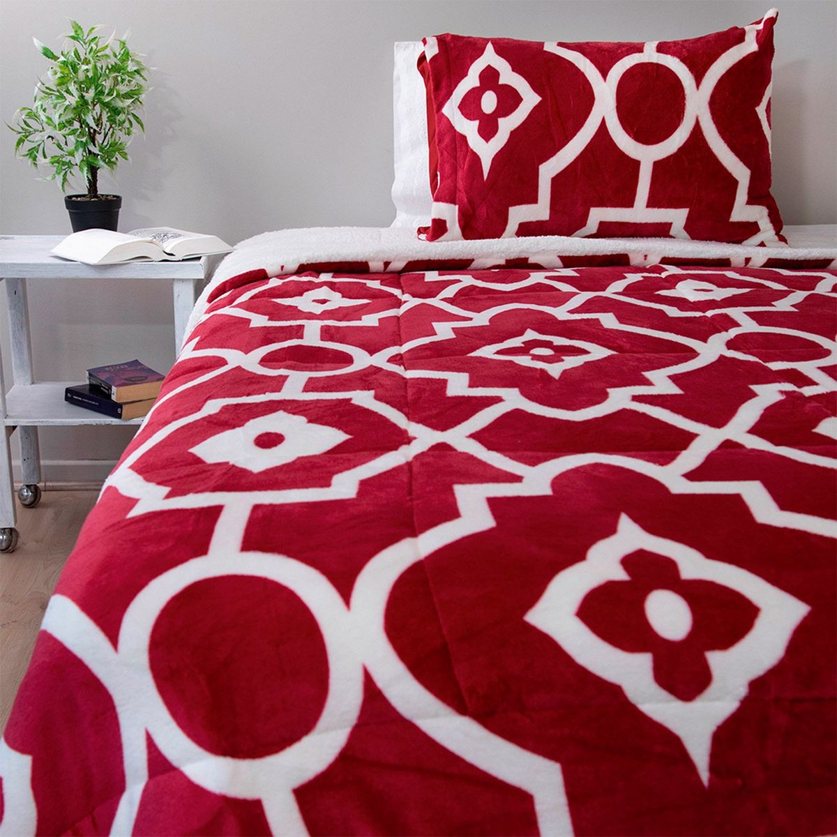 DORAL - Cubrecama Sherpa Flanel Doral