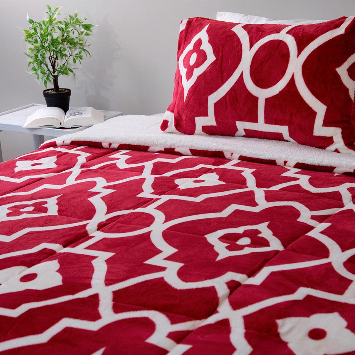 DORAL - Cubrecama Sherpa Flanel Doral