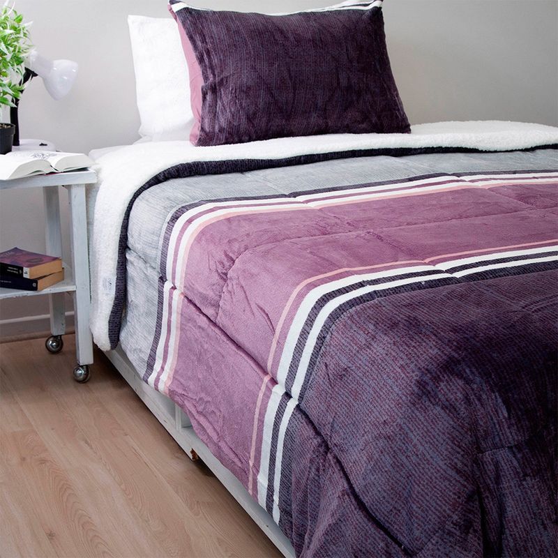 DORAL - Cubrecama Sherpa Flanel Doral