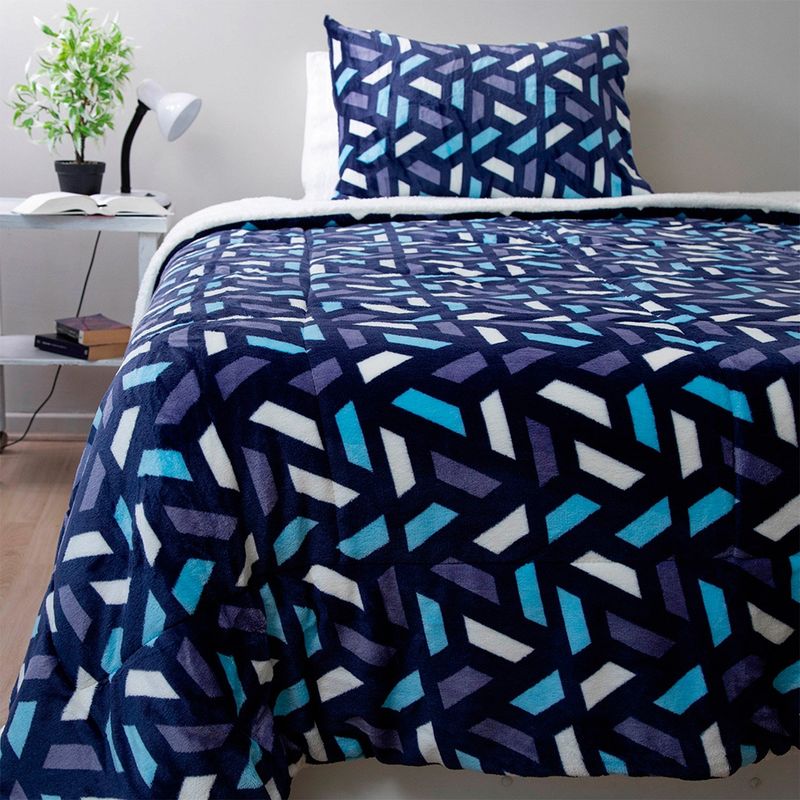 DORAL - Cubrecama Sherpa Flanel Doral