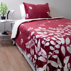 DORAL - Cubrecama Sherpa Flanel